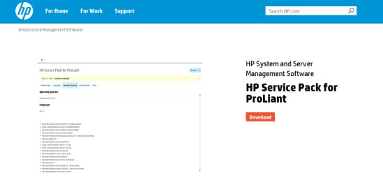 Hp Service Pack For Proliant Download